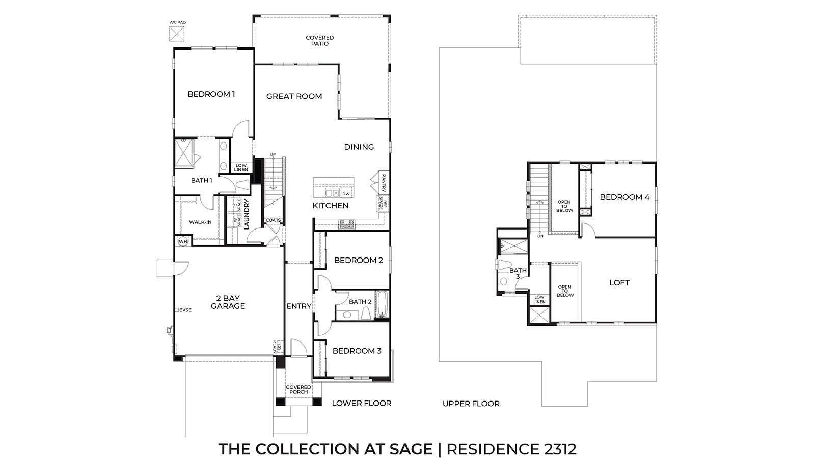 2,312 sq. ft. home floorplan
