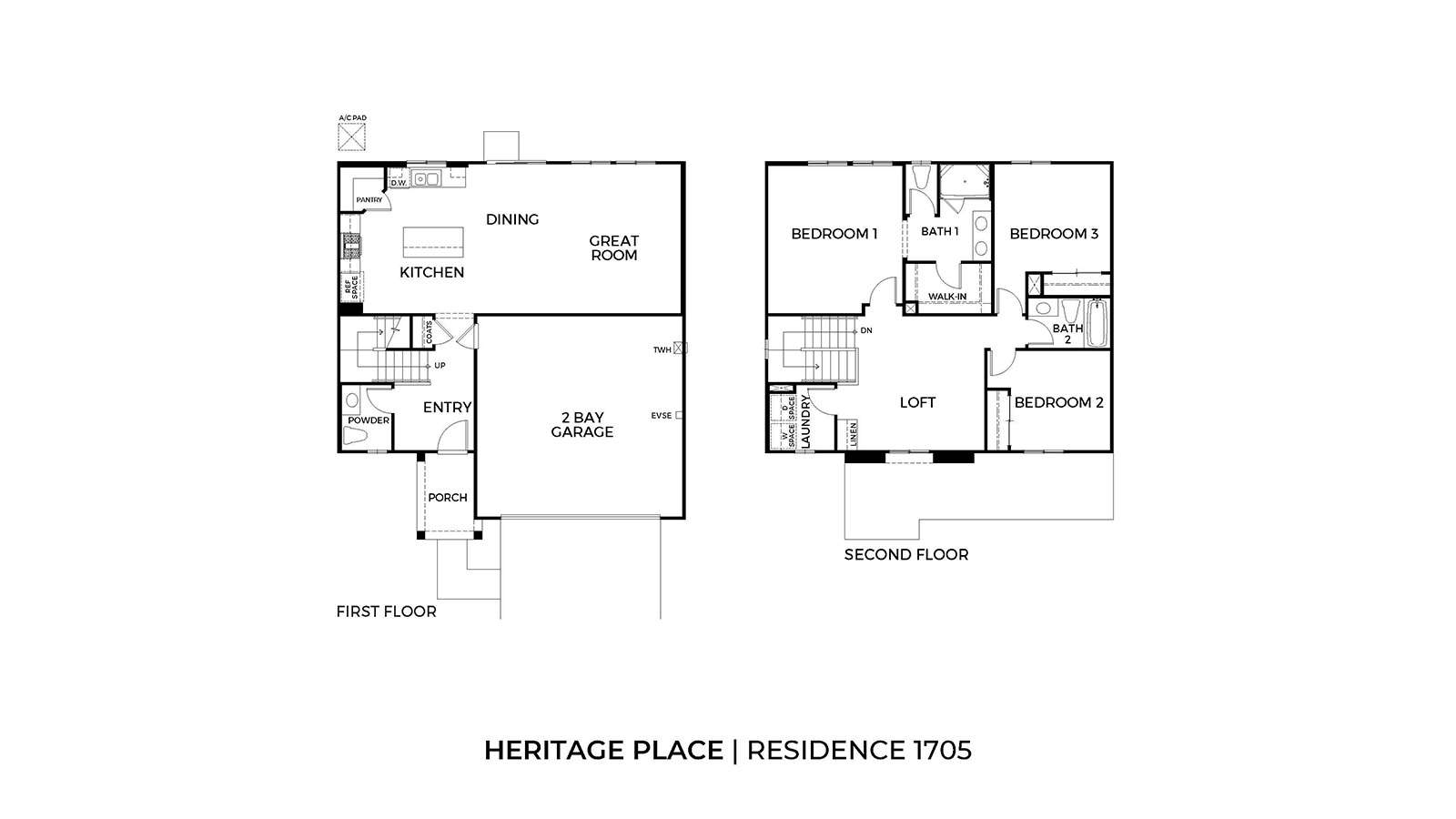 Residence 1705 floor plan