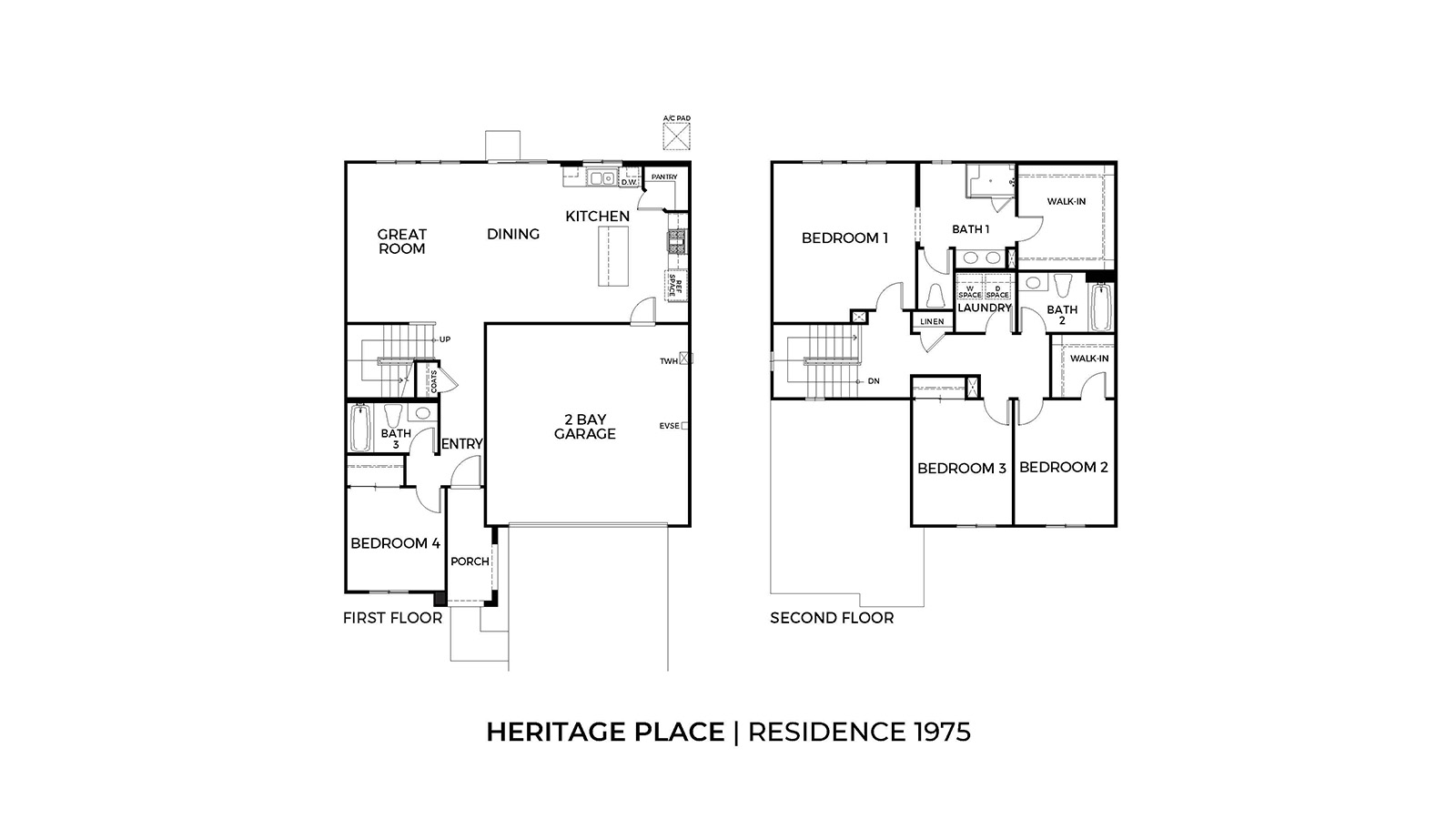 Floor Plan in Heritage Place Hemet, CA D.R. Horton