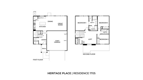Residence 1705 floor plan