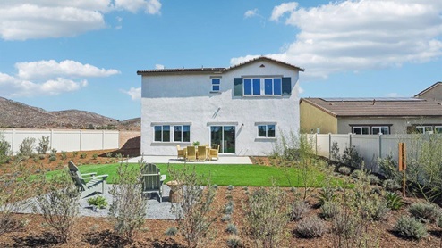 Large backyard