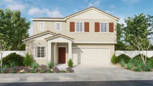 Juniper at Canterwood Residence 2311 rendering with exterior elevation B