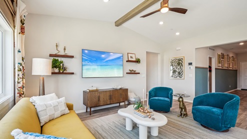Great room seating area
