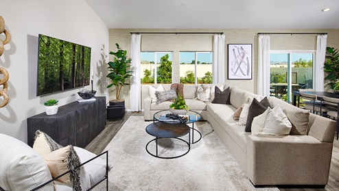 Modern concept great room sitting area