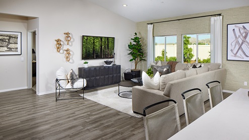 Modern concept great room sitting area