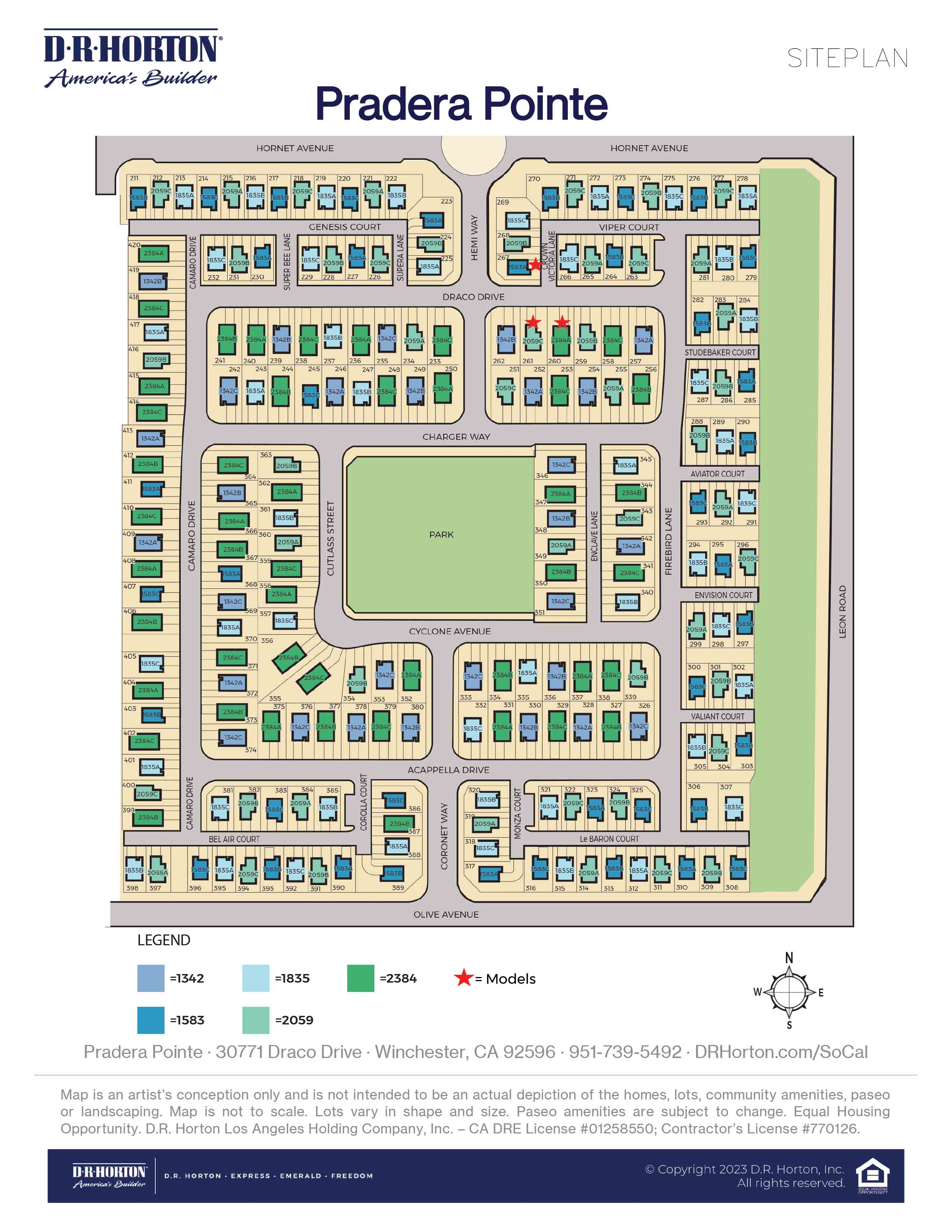 Static Lot Map