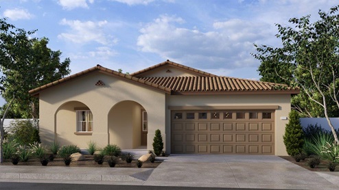 Residence 1890 rendering with elevation A