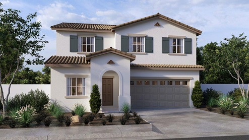 La Ventana Residence 2311 rendering with exterior elevation A