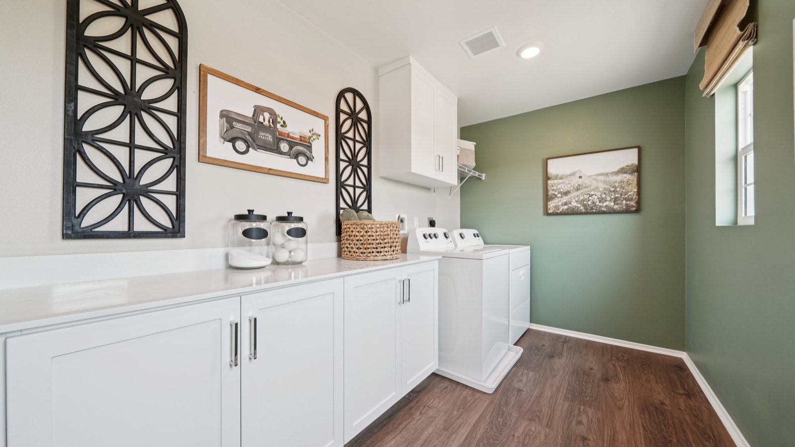 laundry room with base cabinets