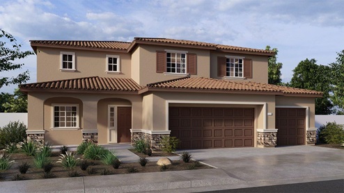 Residence 3015 rendering with elevation D