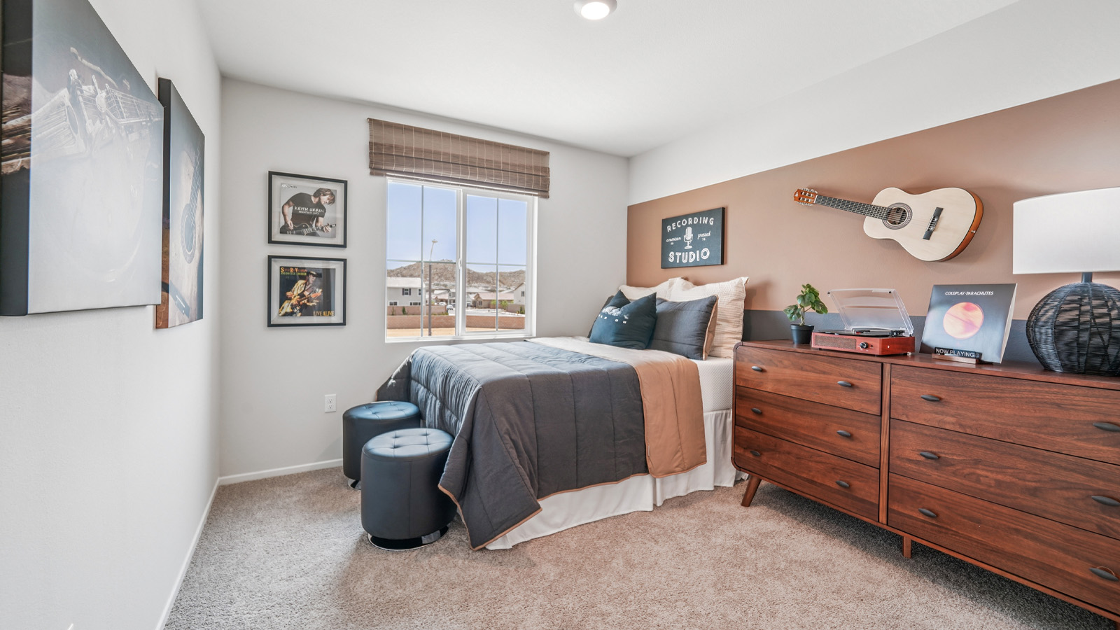 secondary bedroom with full bed