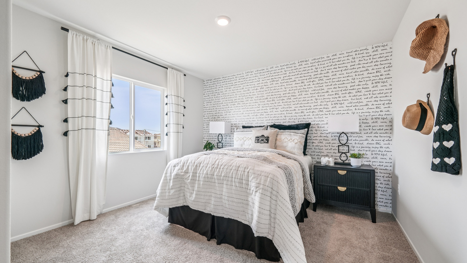 secondary bedroom with full bed