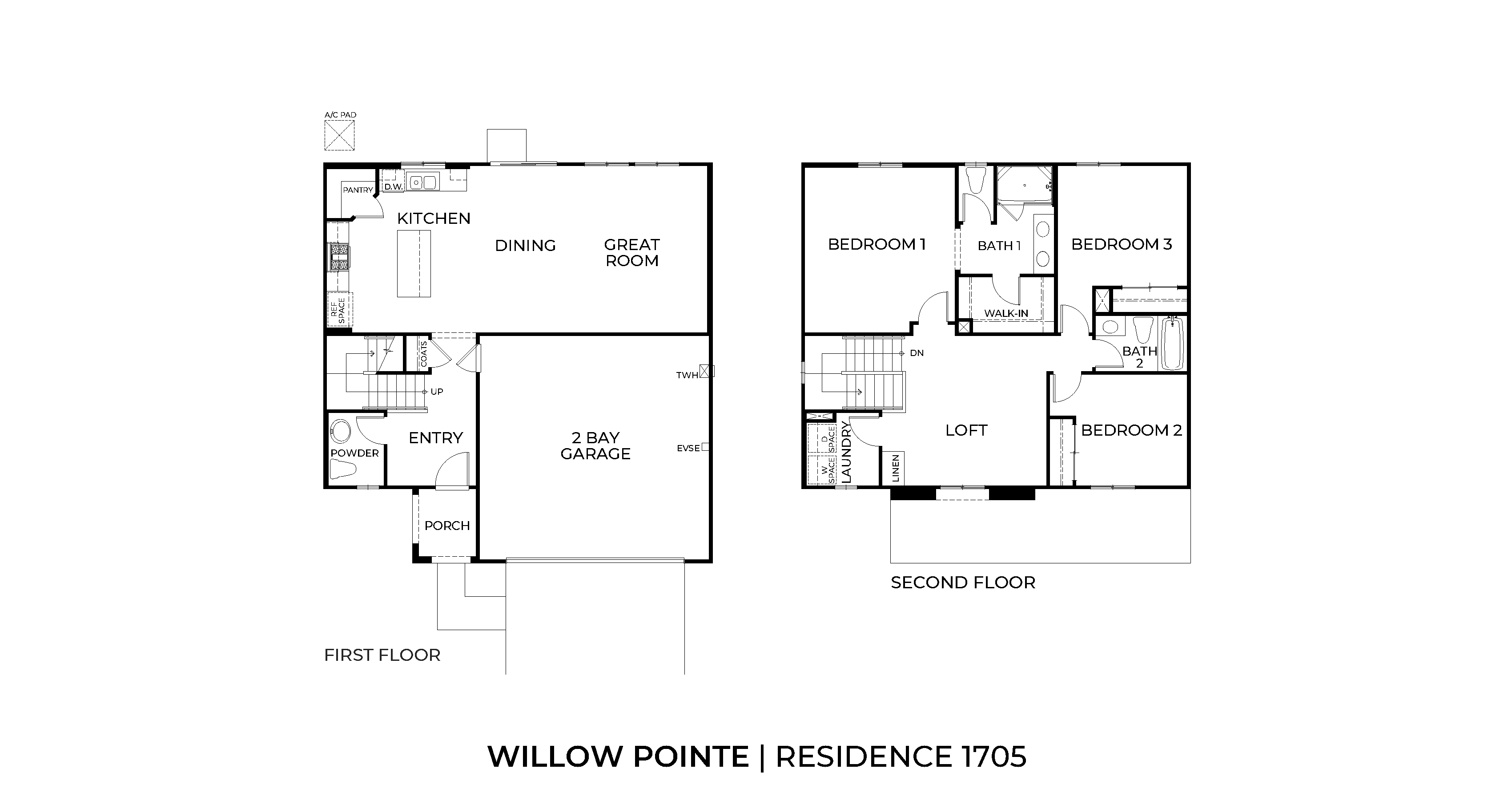 Willow Pointe at Canterwood Residence 1705 floorplan
