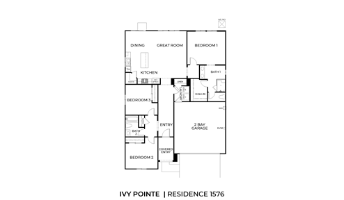 Ivy Pointe 1576 Floorplan