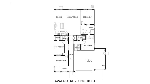 Avalino 1898X Floorplan