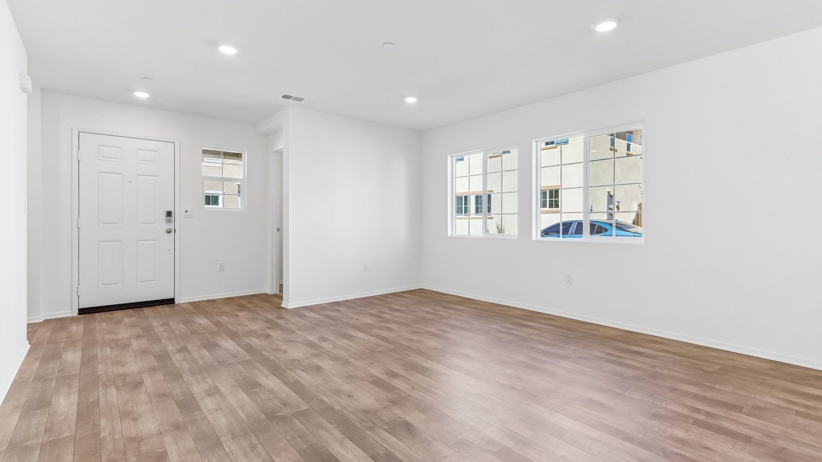 Open concept great room and kitchen