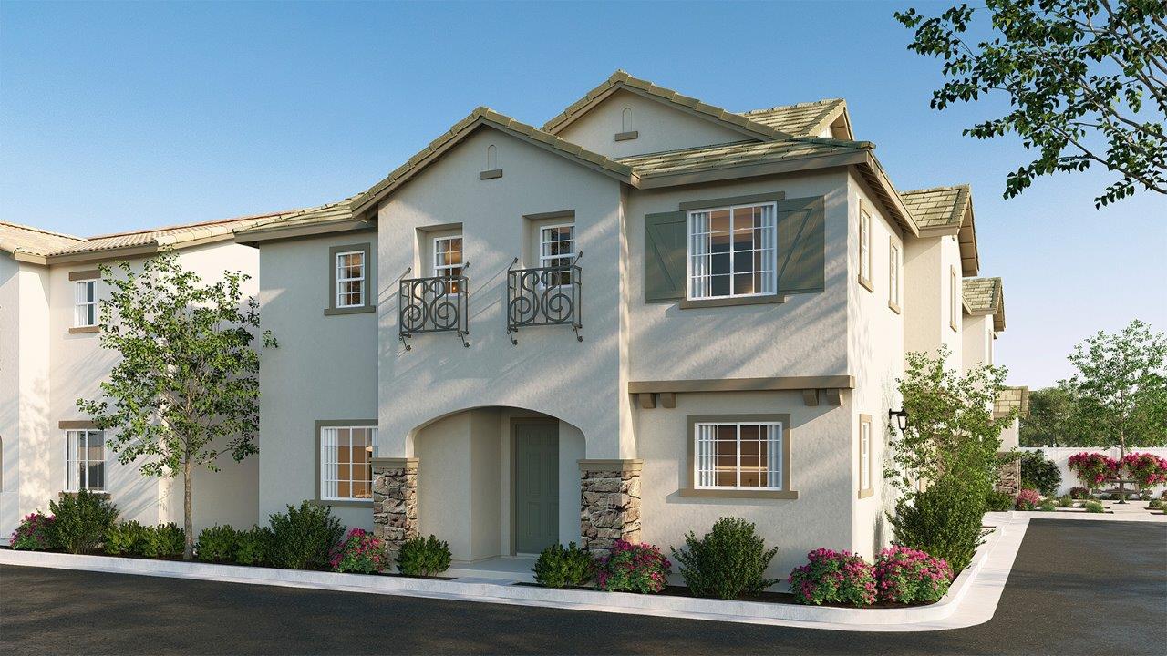 Residence 1907 rendering with French Country elevation