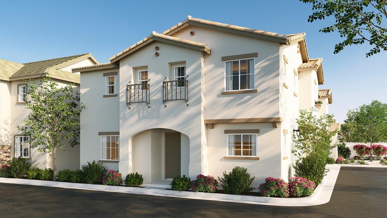 Residence 1907 rendering with Santa Barbara elevation