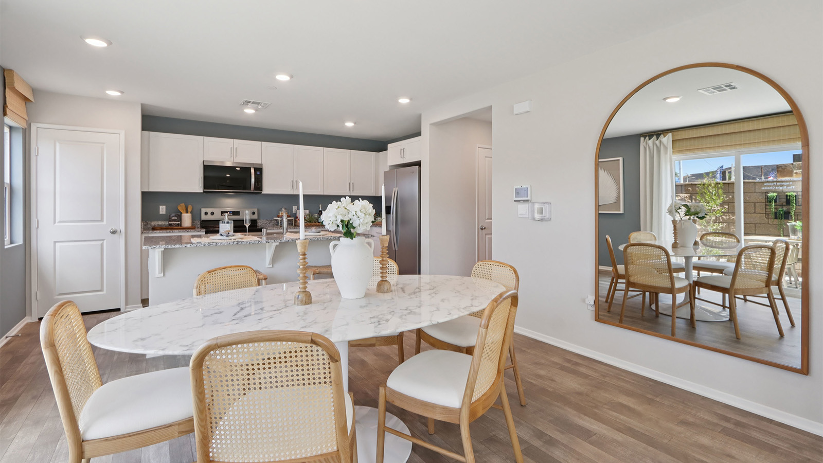 Kitchen and dining space
