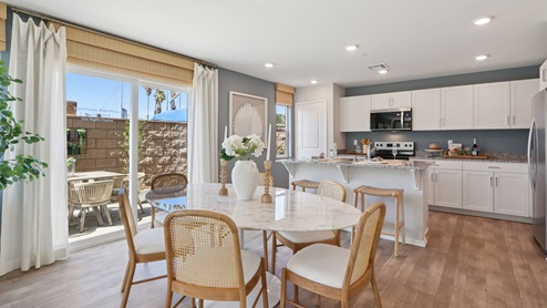 Kitchen and dining space