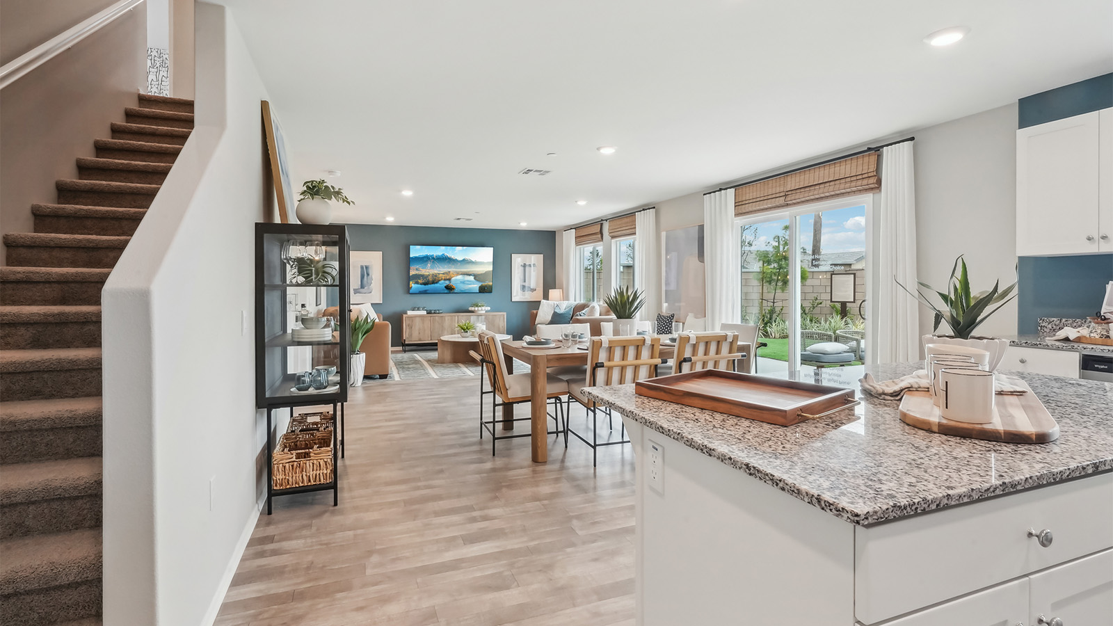 Stairway to second floor