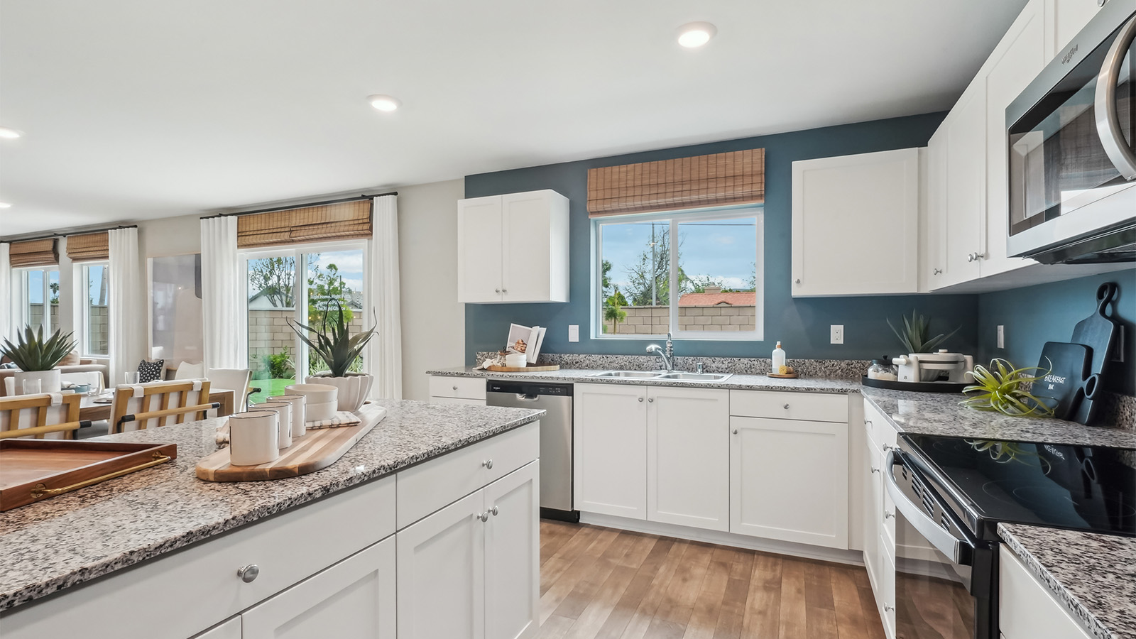 Kitchen with Granite countertops