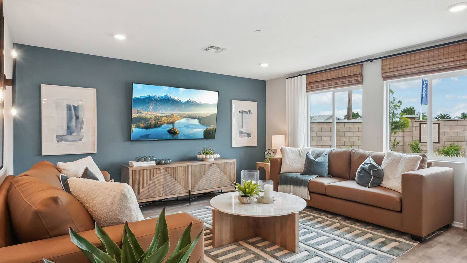 Great room seating area