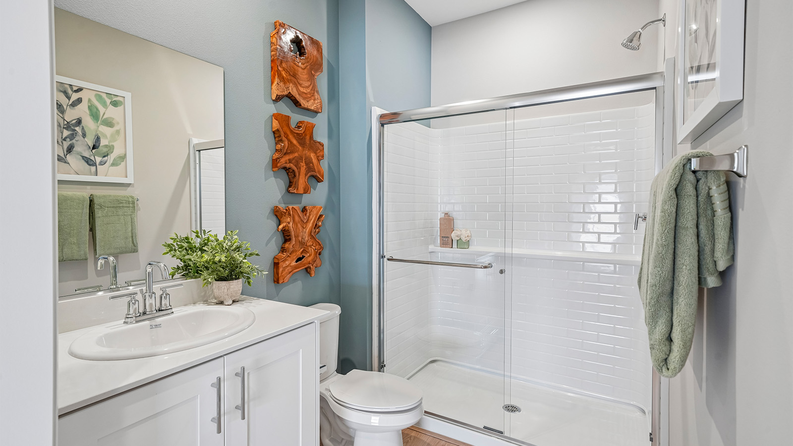 Secondary bathroom