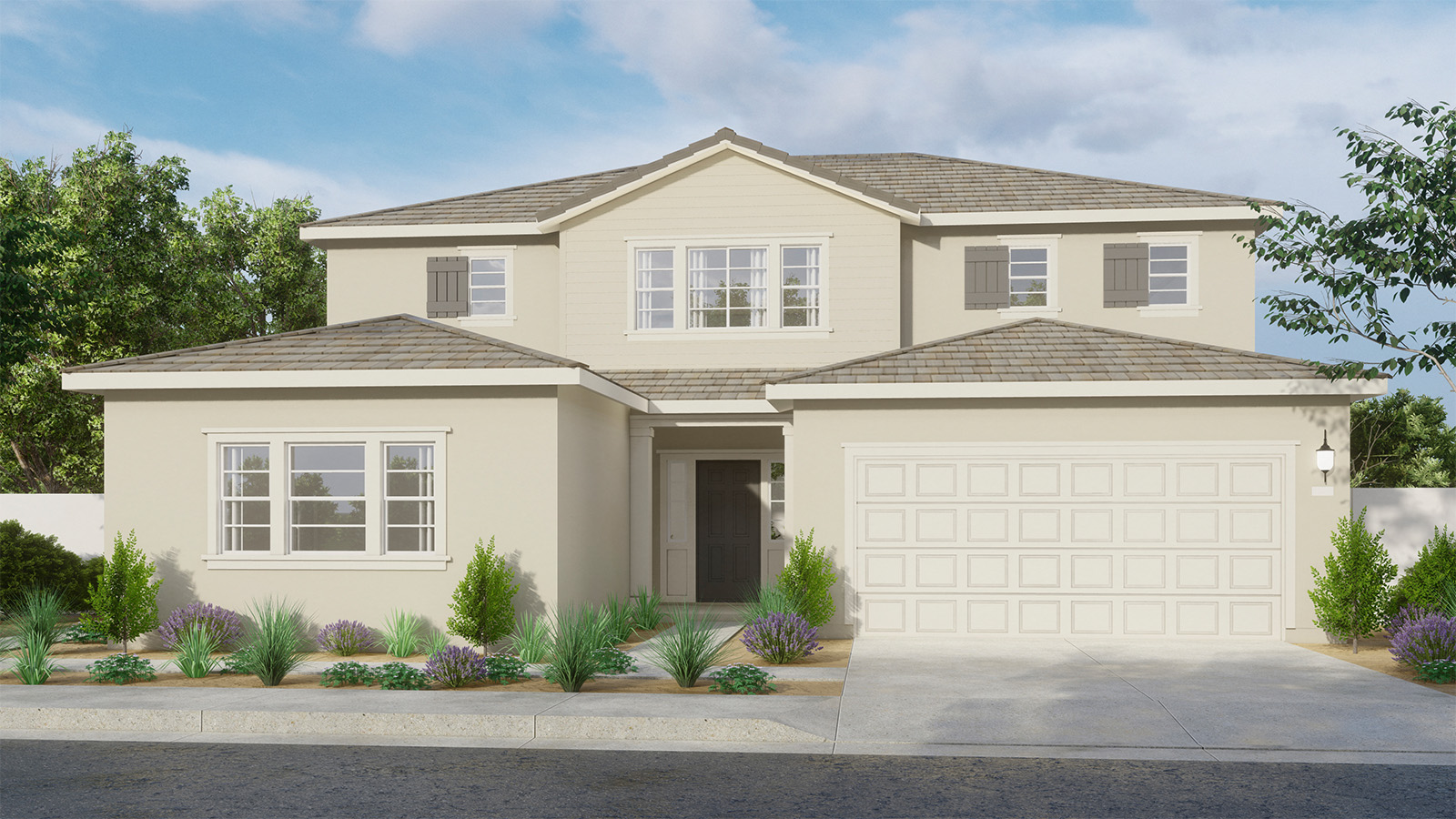 Residence 2946 rendering with exterior elevation B
