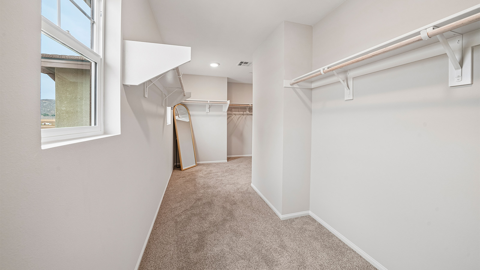 Primary closet