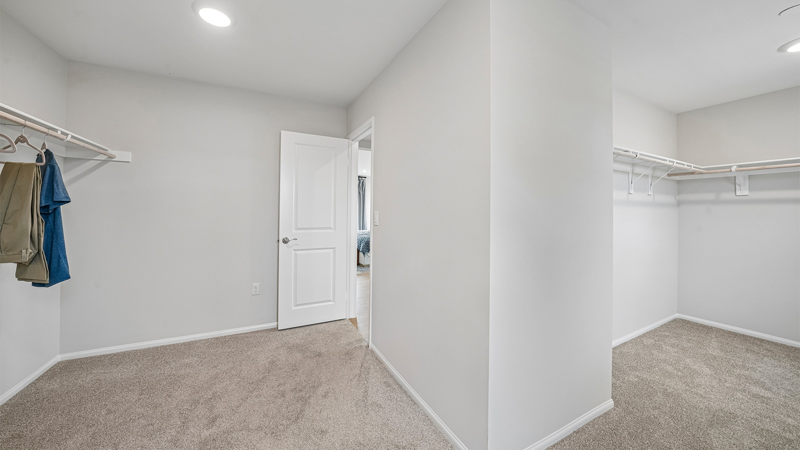 Primary closet