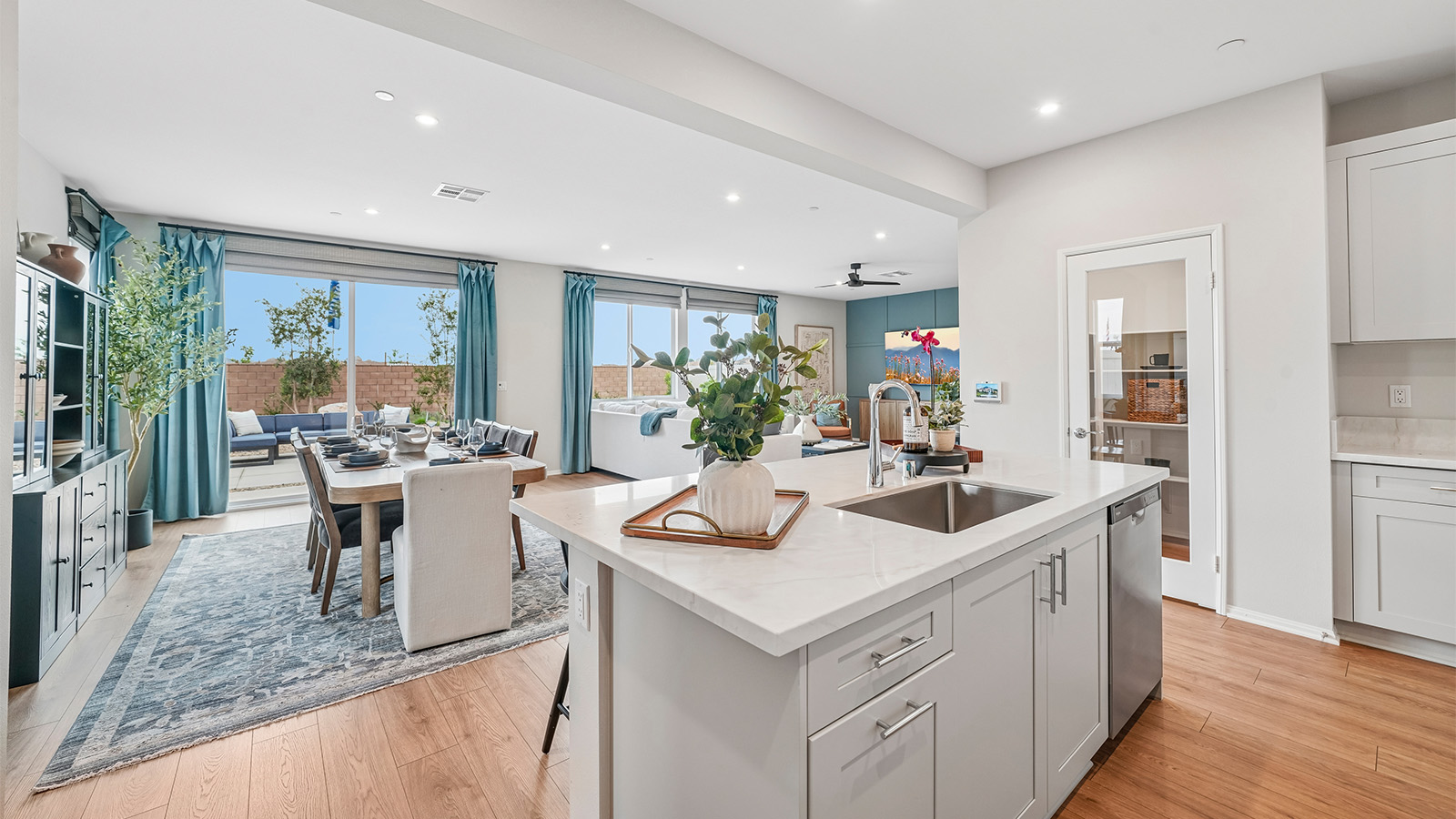 Kitchen and dining space