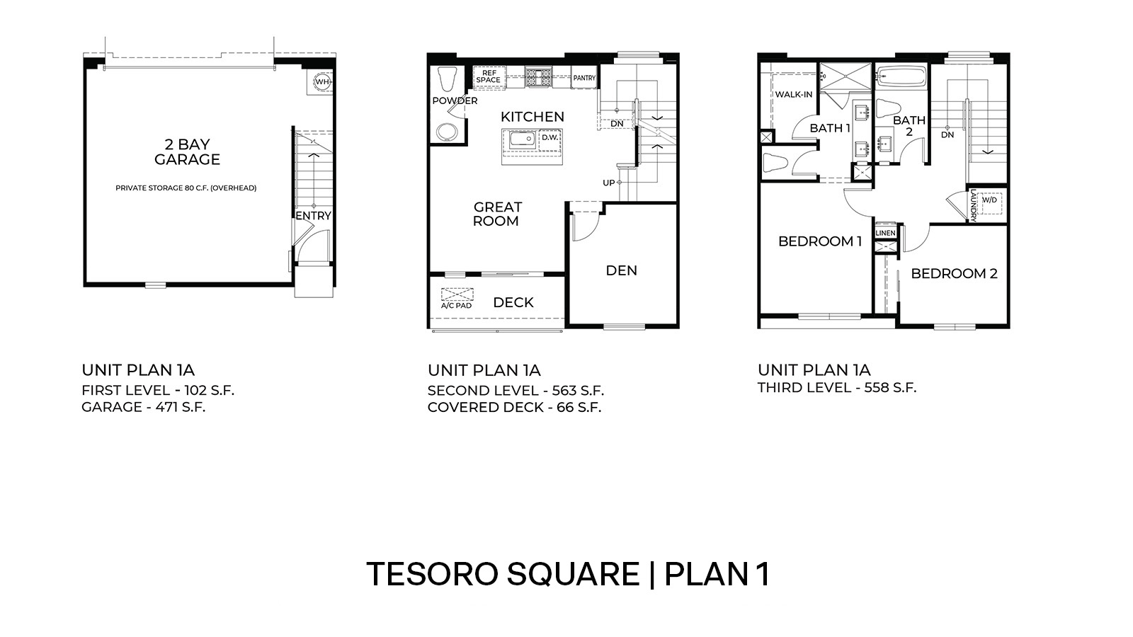 Tesoro Square Floorplan - Plan 1
