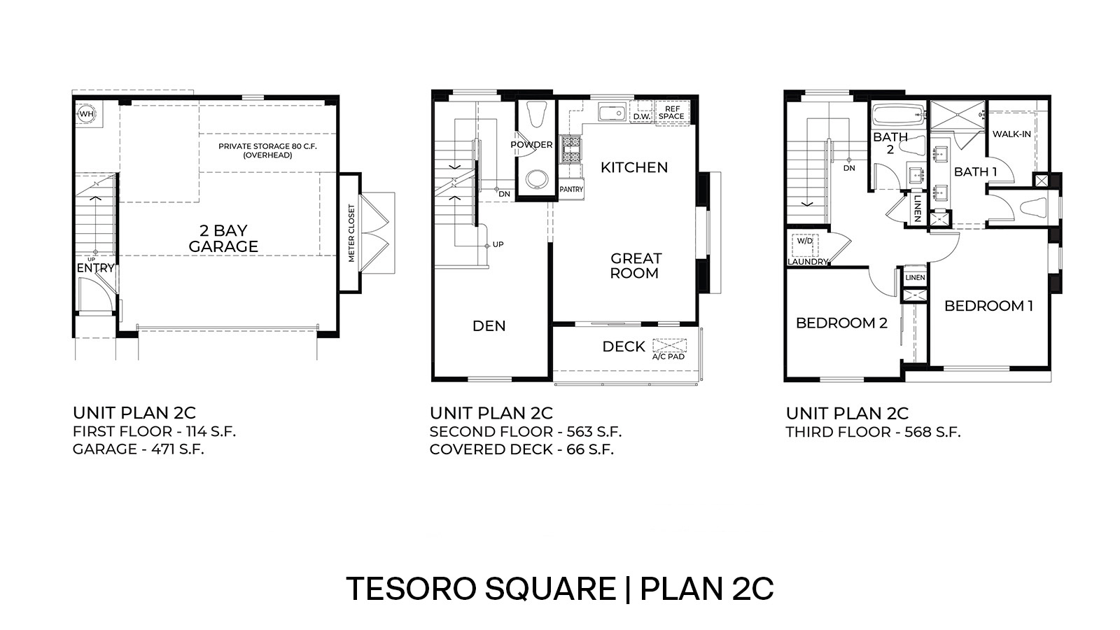 Tesoro Square Floorplan - Plan 2C