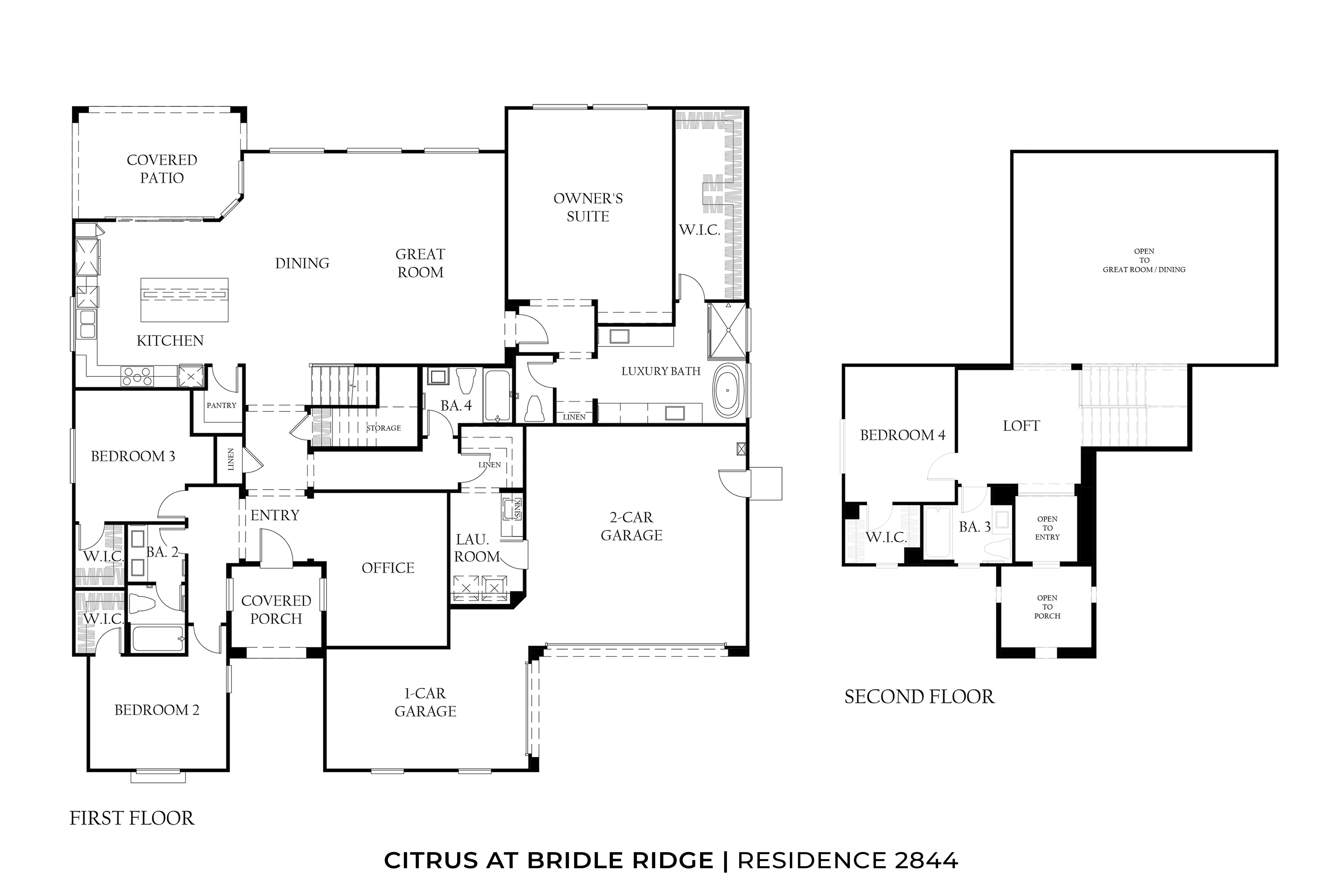 Residence 2844 Floorplan