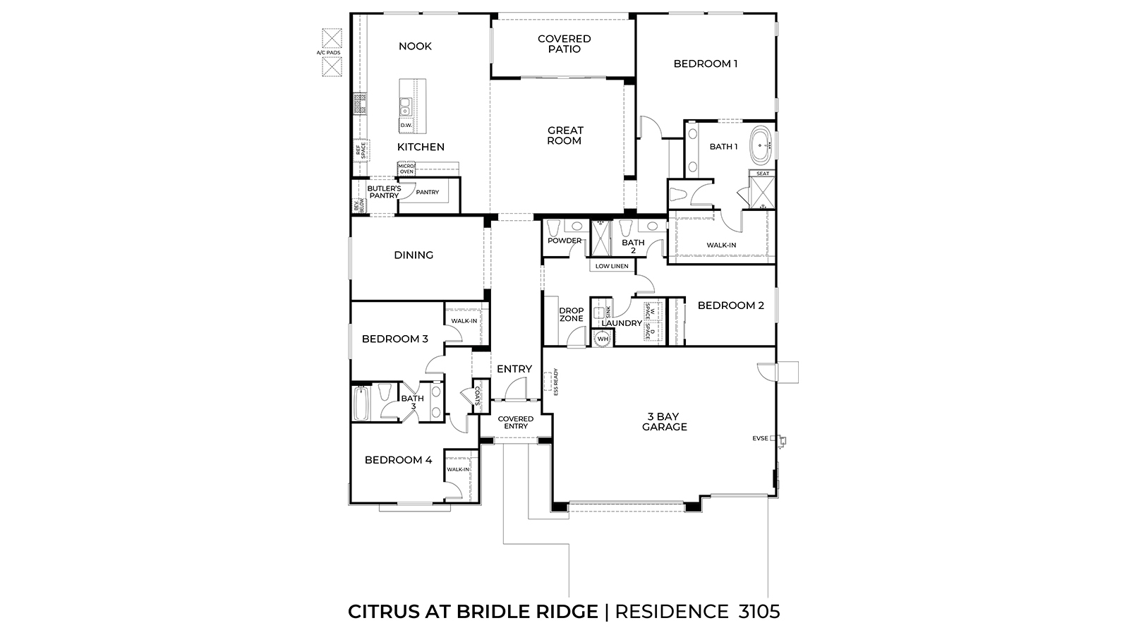 Residence 3105 Floorplan
