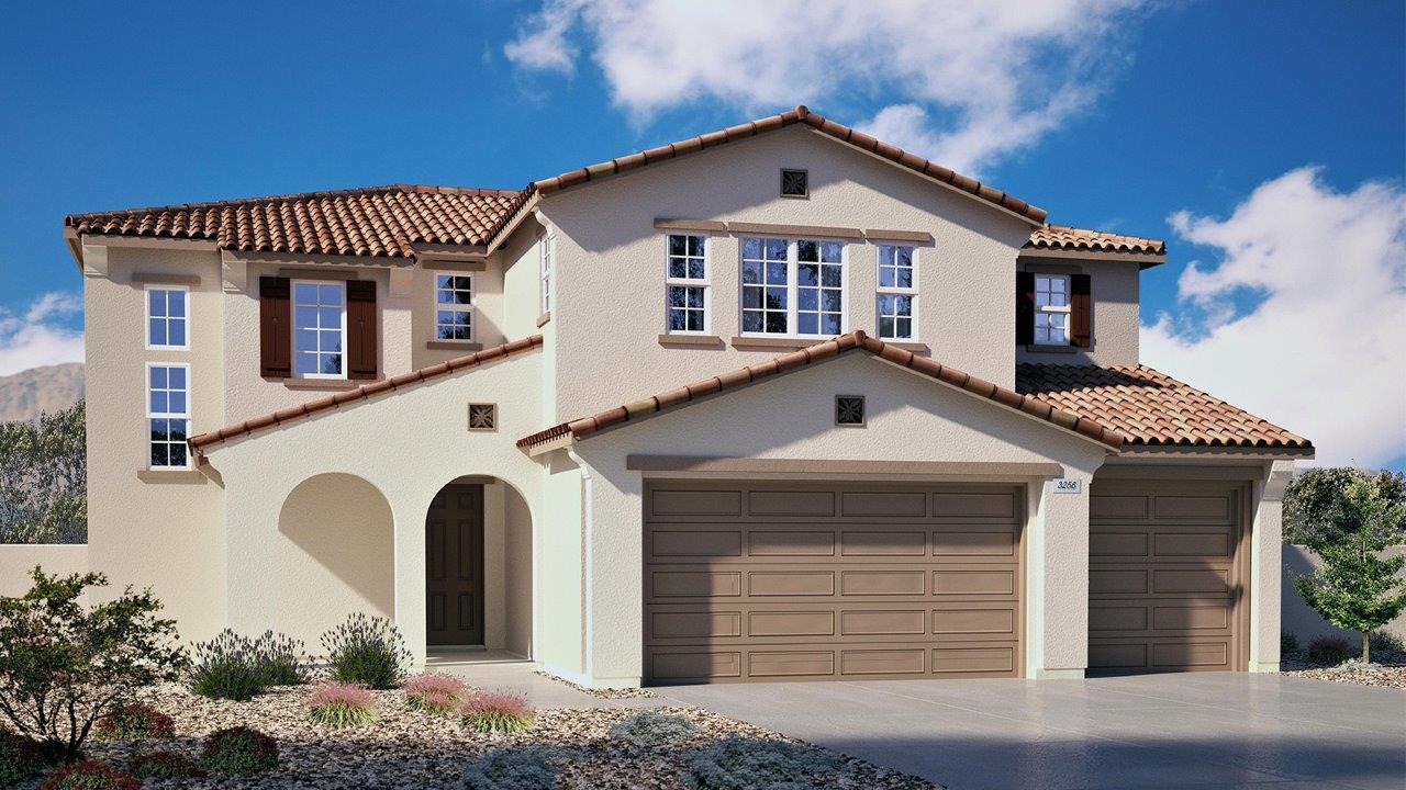 Residence 3256 two-story home with exterior elevation A