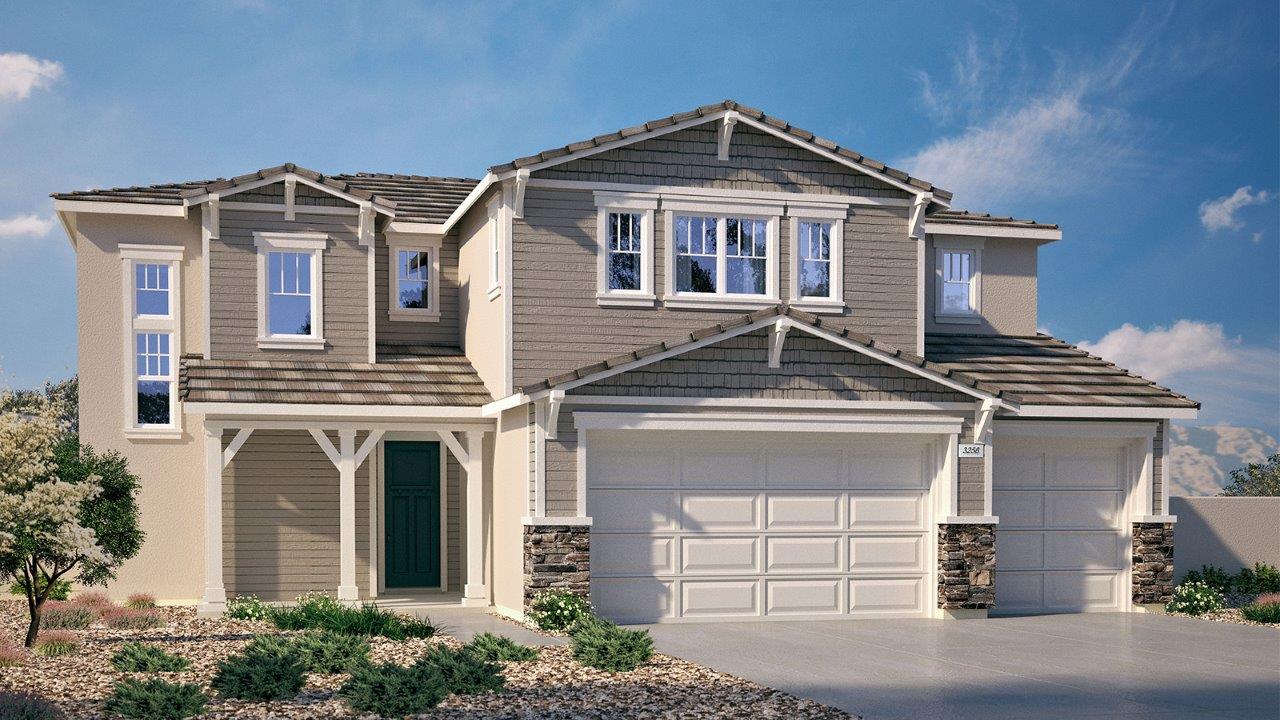 Residence 3256 two-story home with exterior elevation B