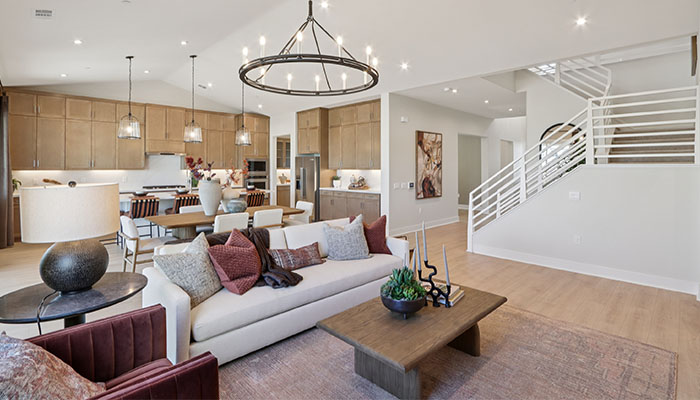 Open-concept kitchen and great room