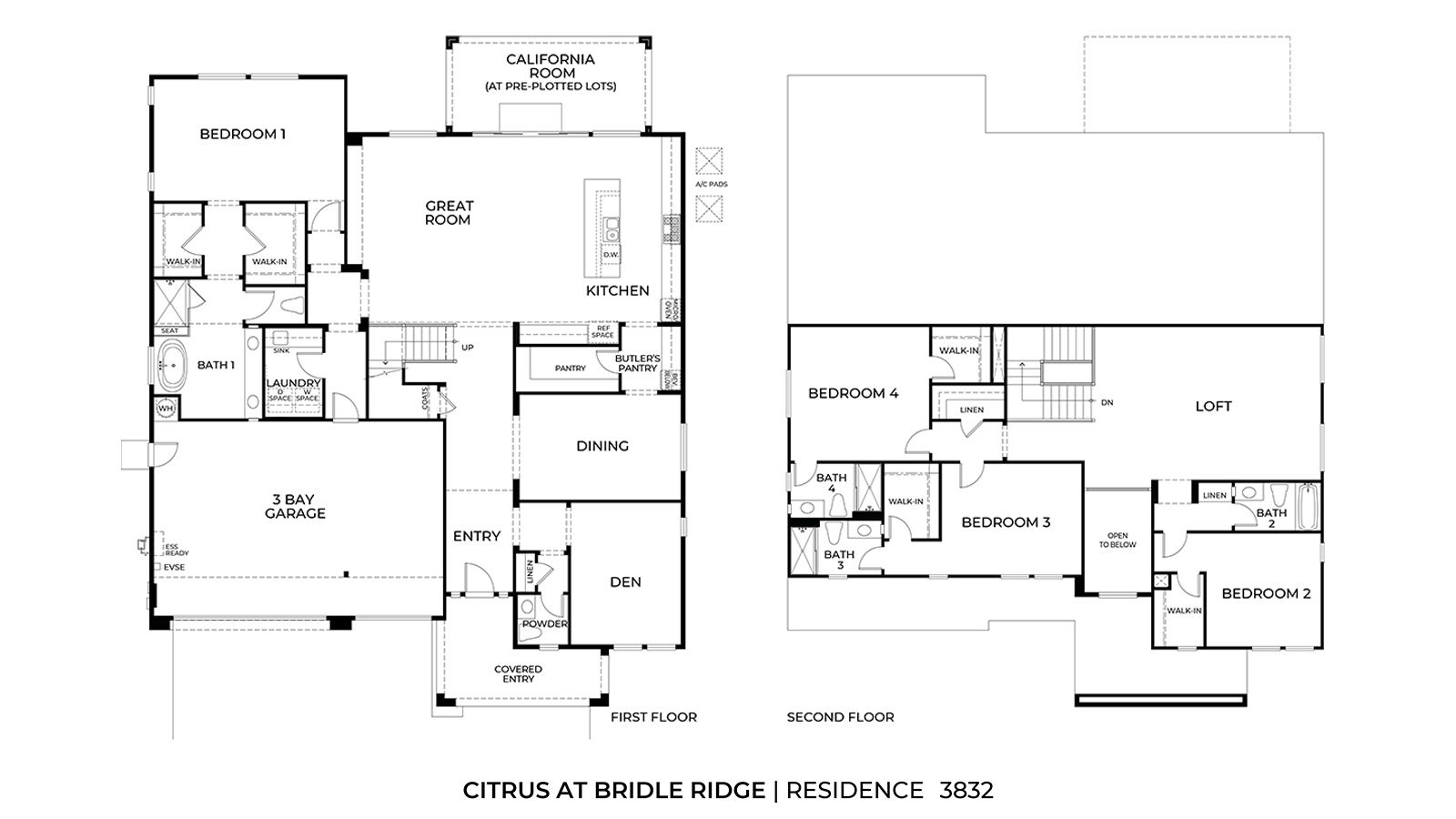 Residence 3832 floorplan