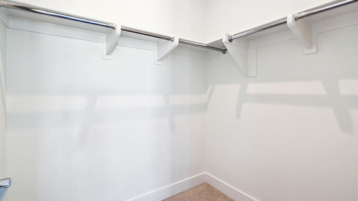 Interior walk-in closet