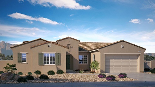 Residence 2508 single-story home with exterior elevation A