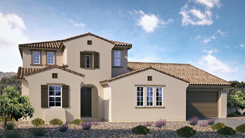 Residence 3475 two-story home with exterior elevation A