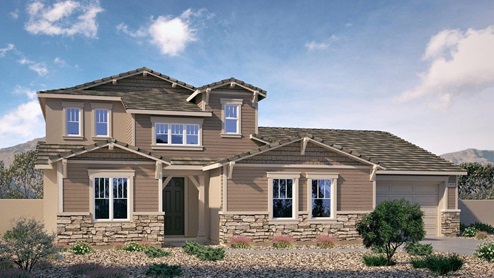 Residence 3475 two-story home with exterior elevation B
