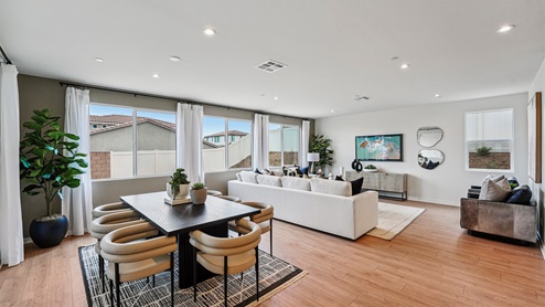 Spacious great room area