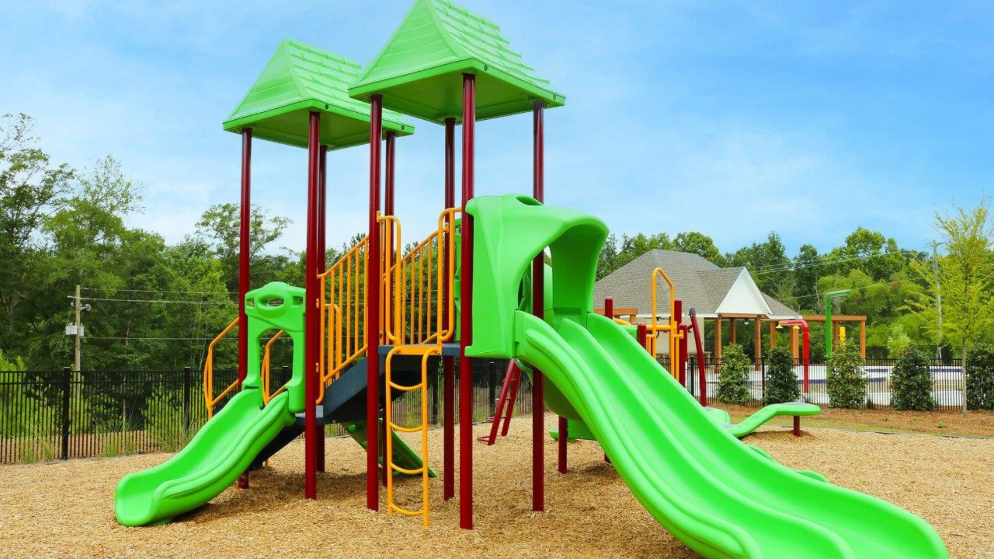 Another view of the playground.