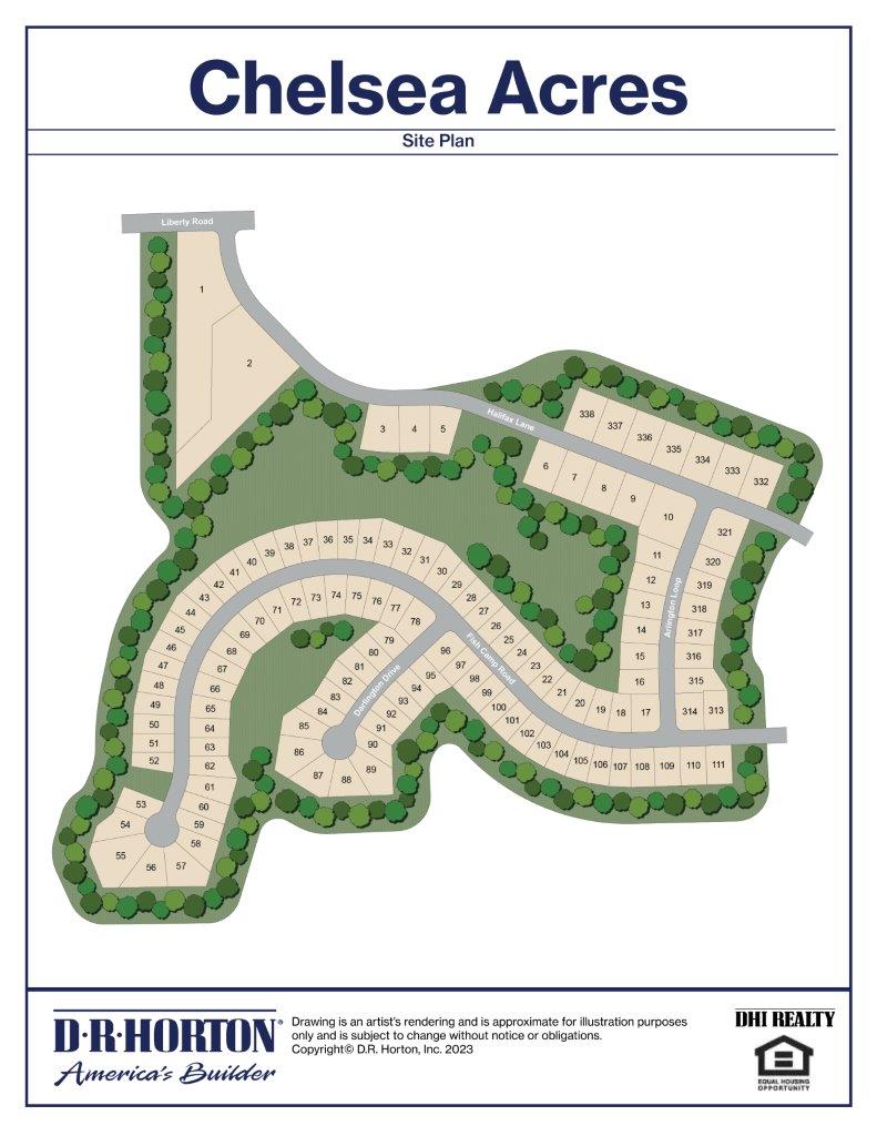 New Homes in Chelsea Acres | CHELSEA, AL | D.R. Horton