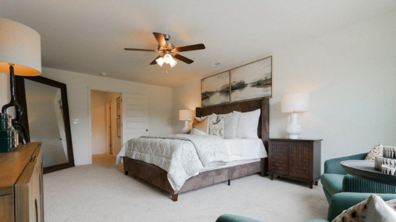 Welcome to the Carol Plan, a customer favorite of our new home communities in central, Alabama. Just over 2,500 square feet, this beautiful two- story home offers 5-bedrooms with 3-bathrooms, and a 2-car garage with a gorgeous open floor layout.   The gourmet kitchen has an oversized island for extra seating and a large pantry, and it opens to the dining area and a spacious living room. A bedroom with a full bathroom completes the main level. Bedroom One is on the second level and offers a luxurious bath with a soaking garden tub and separate shower, private bathroom, double vanities with marble counters and a large walk-in closet. There are 3 additional bedrooms, a full bathroom, a walk-in laundry room, and a loft-style living room on the second level. Quality materials and workmanship throughout, with superior attention to detail, plus a one-year builder's warranty. As a most popular favorite, this plan is ideal for any size family.    In addition, each home comes with a one-year builder's warranty to provide extra peace of mind. It's worth noting that our smart home technology package is also part of the deal. The included Smart Home Technology Package is designed for easy use and offers unparalleled convenience, enabling you to effortlessly control various key features with just a simple touch. Some of the highlighted conveniences of this package comprise lighting automation, an IQ panel, a video doorbell, keyless front door entry, and the ability to manage the temperature from the comfort of your phone. Call to schedule your personal guided tour of the Carol today!