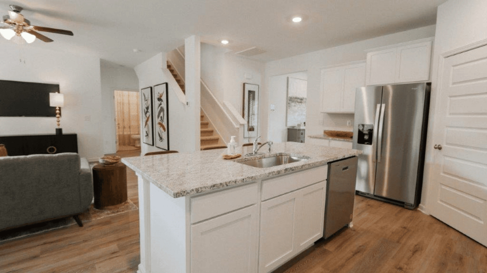 Welcome to the Carol Plan, a customer favorite of our new home communities in central, Alabama. Just over 2,500 square feet, this beautiful two- story home offers 5-bedrooms with 3-bathrooms, and a 2-car garage with a gorgeous open floor layout.   The gourmet kitchen has an oversized island for extra seating and a large pantry, and it opens to the dining area and a spacious living room. A bedroom with a full bathroom completes the main level. Bedroom One is on the second level and offers a luxurious bath with a soaking garden tub and separate shower, private bathroom, double vanities with marble counters and a large walk-in closet. There are 3 additional bedrooms, a full bathroom, a walk-in laundry room, and a loft-style living room on the second level. Quality materials and workmanship throughout, with superior attention to detail, plus a one-year builder's warranty. As a most popular favorite, this plan is ideal for any size family.    In addition, each home comes with a one-year builder's warranty to provide extra peace of mind. It's worth noting that our smart home technology package is also part of the deal. The included Smart Home Technology Package is designed for easy use and offers unparalleled convenience, enabling you to effortlessly control various key features with just a simple touch. Some of the highlighted conveniences of this package comprise lighting automation, an IQ panel, a video doorbell, keyless front door entry, and the ability to manage the temperature from the comfort of your phone. Call to schedule your personal guided tour of the Carol today!