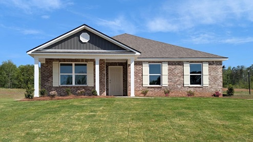 Welcome to the Cali Plan, featuring a seamless open layout just under 1,800 square feet, this beautiful single- story home offers 4-bedrooms with 2-bathrooms, and a 2-car garage. As you enter the home, you are met with an inviting foyer with storage, a full guest bathroom, and a hall leading to the 2nd and 3rd secondary bedrooms. Further down the hall, on the opposite wall, provides access to the 2-car garage, storage, and your laundry room. Privately tucked away in this area is also the additional 4th bedroom, ideal for guest stays or a private office. Each bedroom is a generous size with a spacious closet. As you continue to the end of the hall, you will find the stunning open layout of the living area and beautiful kitchen. The kitchen includes granite countertops, stainless steel appliances, stylish shaker cabinetry, and a center island perfect for additional seating. With natural light and nearby covered patio access, the living and dining area are integrated perfectly to complete this relaxing atmosphere. Enjoy easy maintenance in this area and all bathrooms with our luxury vinyl plank flooring. The primary bedroom is tucked away off the living area. As natural light fills the room, this suite feels like a dreamlike retreat. The spa-like ensuite bath includes a separate garden tub, relaxing shower, double vanity sink, and large walk-in closet. In addition to all the features and amenities our Cali Plan offers, each Cali is built with our Smart Home technology package, designed to bring the ease and convenience of life right to your fingertips. As a most popular favorite, this plan is ideal for any size family. Call to schedule your personal guided tour of the Cali today!